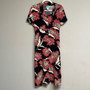 Vintage Reyn Spooner Collared Shirt Dress w/ tie